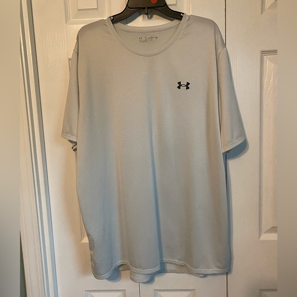 Under Armour Men's Off White Loose T-Shirt Size 2XL - Picture 1 of 6